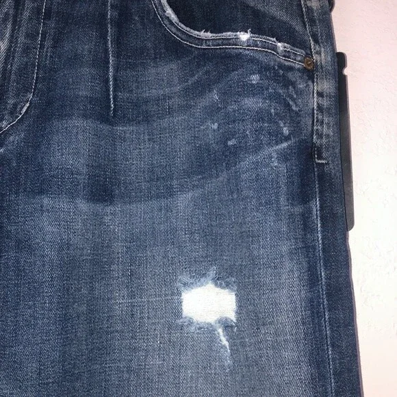 Citizens of Humanity Distressed Palmer Baggy Pant Denim Jeans Size 31 - Picture 3 of 11
